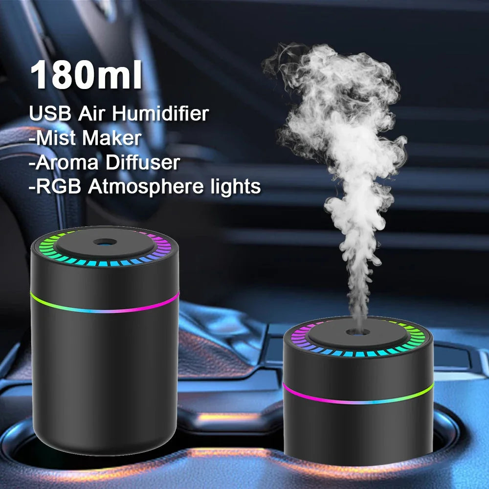 180ML USB Mini Electric Aromatherapy Essential Oil Diffuser