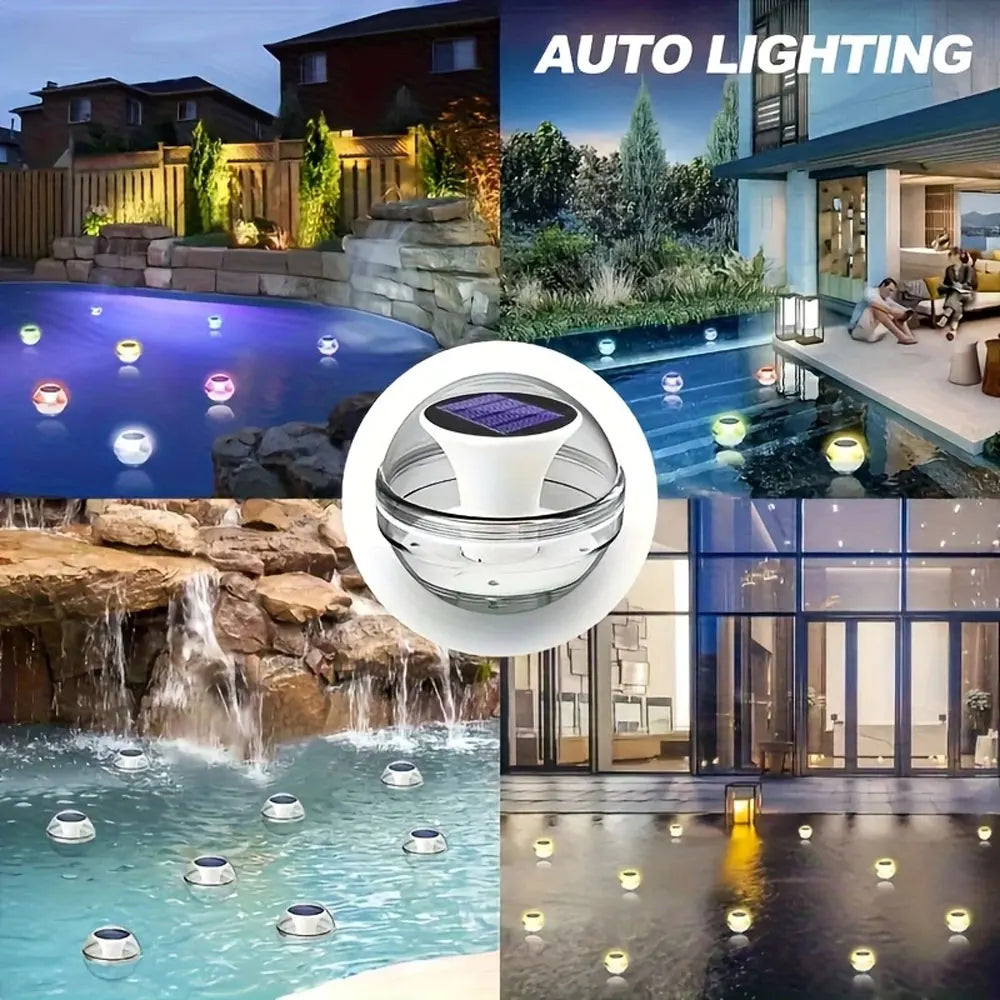 Led Solar Floating Lamp Swimming Pool