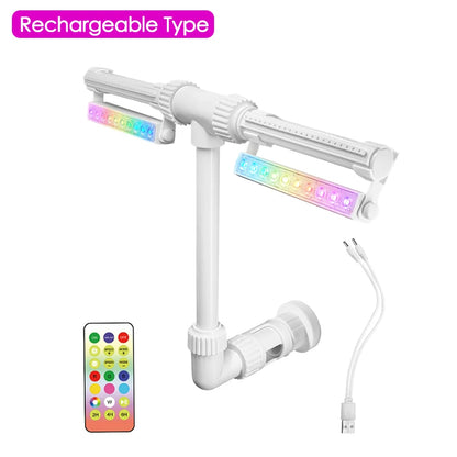 Pool Fountain with RGB LED Lamp for Pools