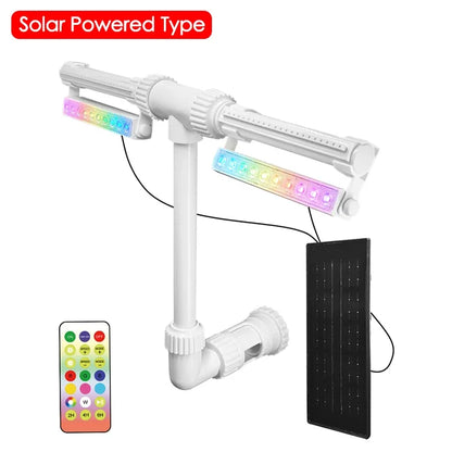 Pool Fountain with RGB LED Lamp for Pools