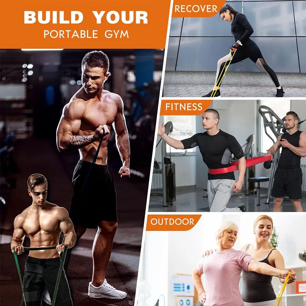 Pull Up Assistance Body Stretching Training  Exercise Resistance Bands