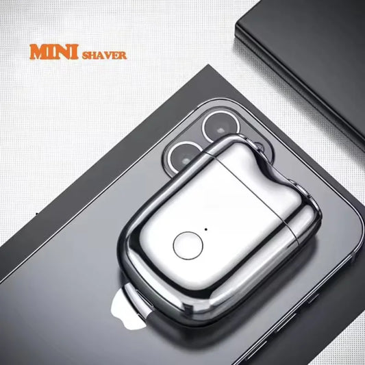 Mini portable men's electric shaver trend men's usb rechargeable beard shaver