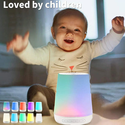 White Noise Sleep Sound Baby Machine w/ Colorful Night Lights 28 Soothing Sounds